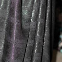 Black Abstract Brocade Fabric