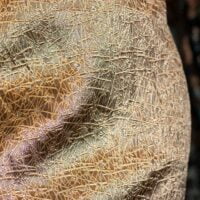 Bronze and Silver Brocade Fabric