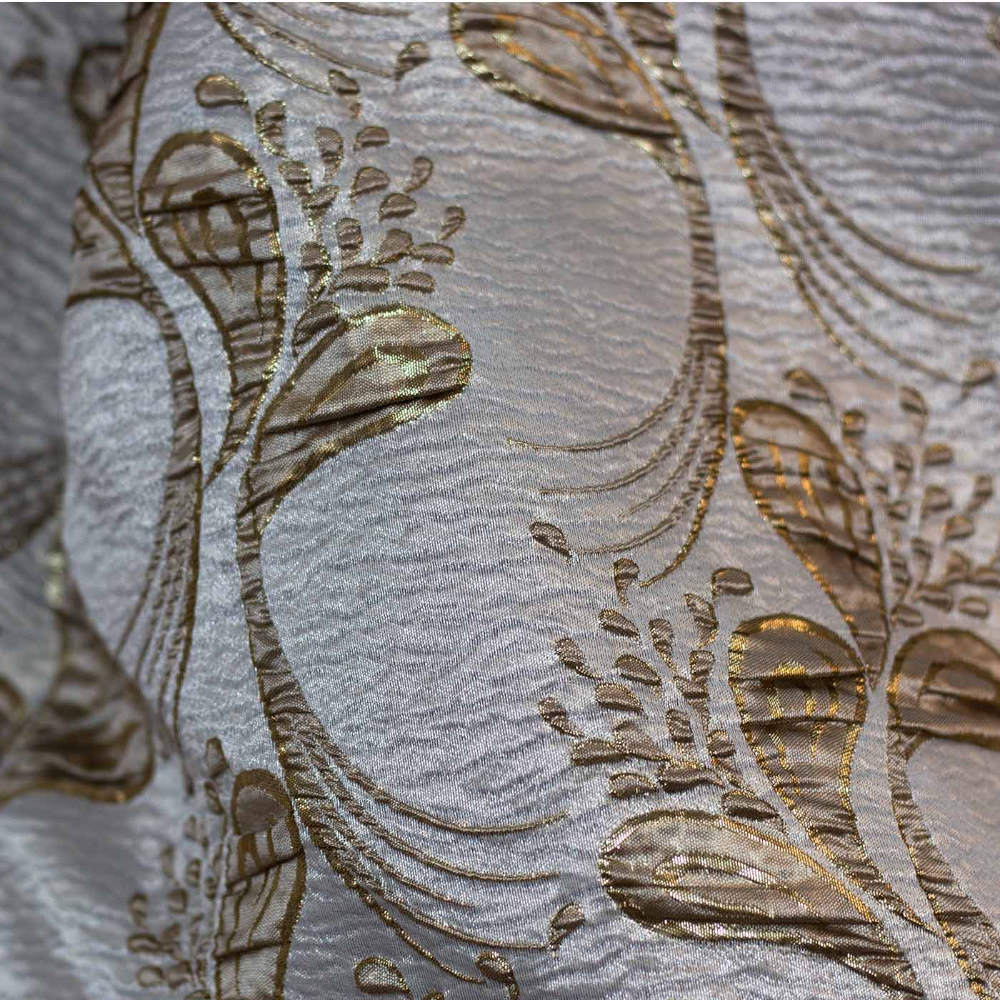Champaign Gold Brocade Fabric