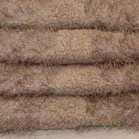 Light Brown Feathered Fringe Fabric