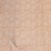 Peach Abstract Design Brocade Fabric