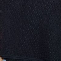 Pure Black Chiffon Fabric