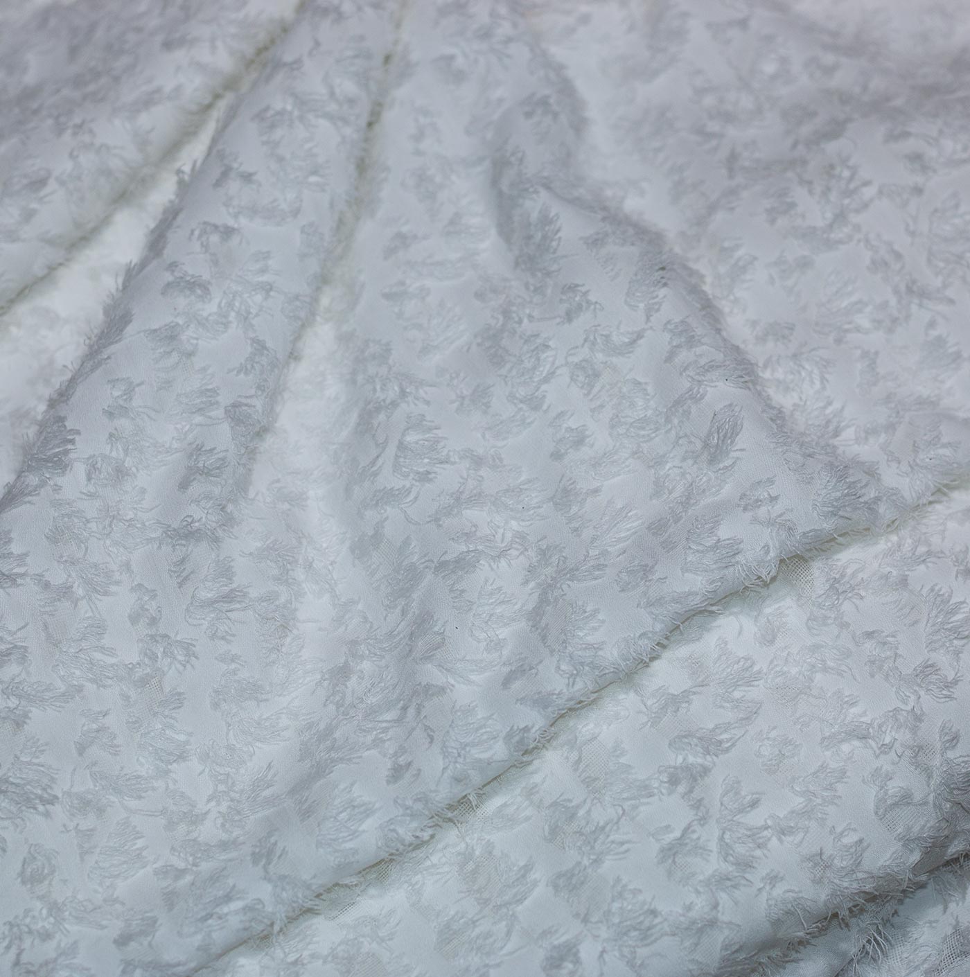 Ivory Fringe Fabric