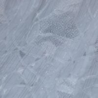 Detailed White Printed Chiffon Fabric