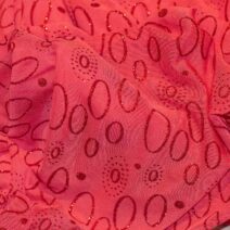 Peach Light Weight Shimmer Lurex Fabric