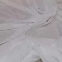 White Polyester Chiffon Fabric