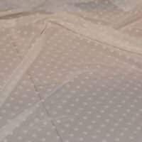 Dotted Embroidered Chiffon Fabric
