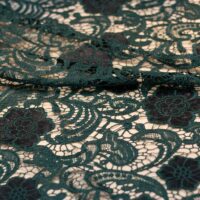 Green Guipure Lace Fabric