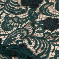 Green Guipure Lace Fabric
