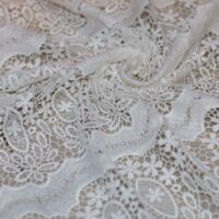 Ivory Guipure Lace Fabric