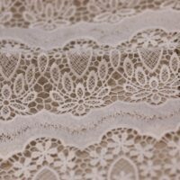 Off White Guipure Lace Fabric