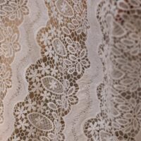 Off White Guipure Lace Fabric