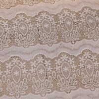 Off White Guipure Lace Fabric
