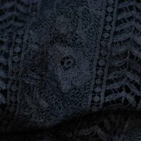 Dark Grey Guipure Lace Fabric