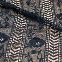 Dark Grey Guipure Lace Fabric