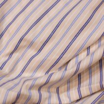 Blue Double Striped Shirt Fabric