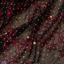 Wine Abstract Design Stone Fabric