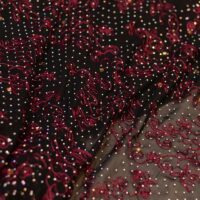 Wine Abstract Design Stone Fabric