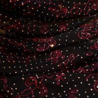 Wine Abstract Design Stone Fabric
