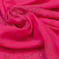 Pink Abstract Design Stone Fabric