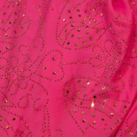 Pink Abstract Design Stone Fabric