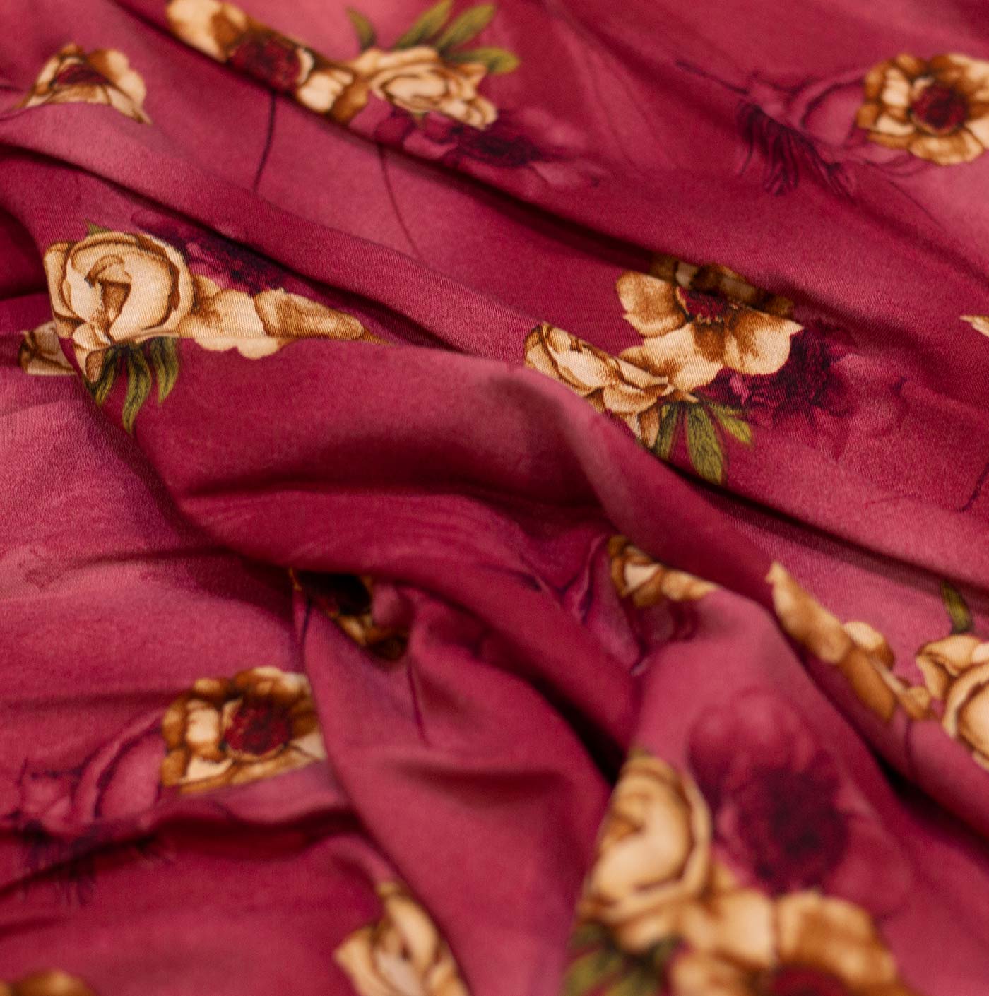Red Mexicano Cotton Fabric