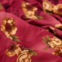Red Mexicano Cotton Fabric