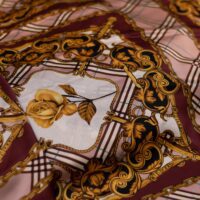 100% Pure Setapura Designer Printed Silk Fabric