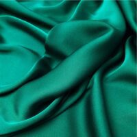 Bottle Green Silk Fabric