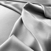 Light Grey Silk Fabric