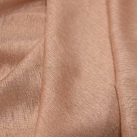Plain Peach Lame Organza Fabric