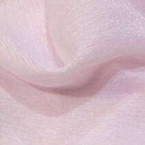 Baby Pink Lame Organza Fabric