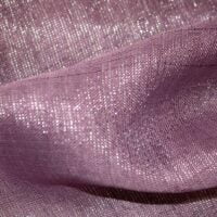 Plum Lame Organza Fabric