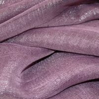 Plum Lame Organza Fabric
