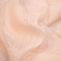 Peach Lame Organza Fabric