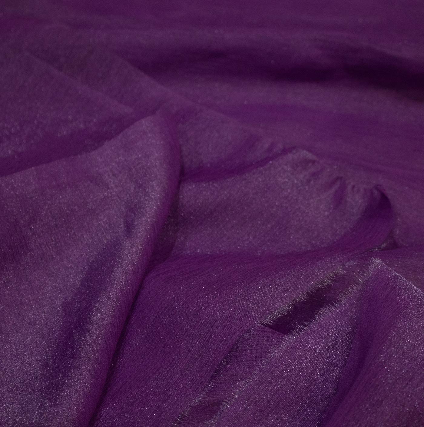 Purple Lame Organza Fabric