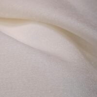 White Lame Organza Fabric