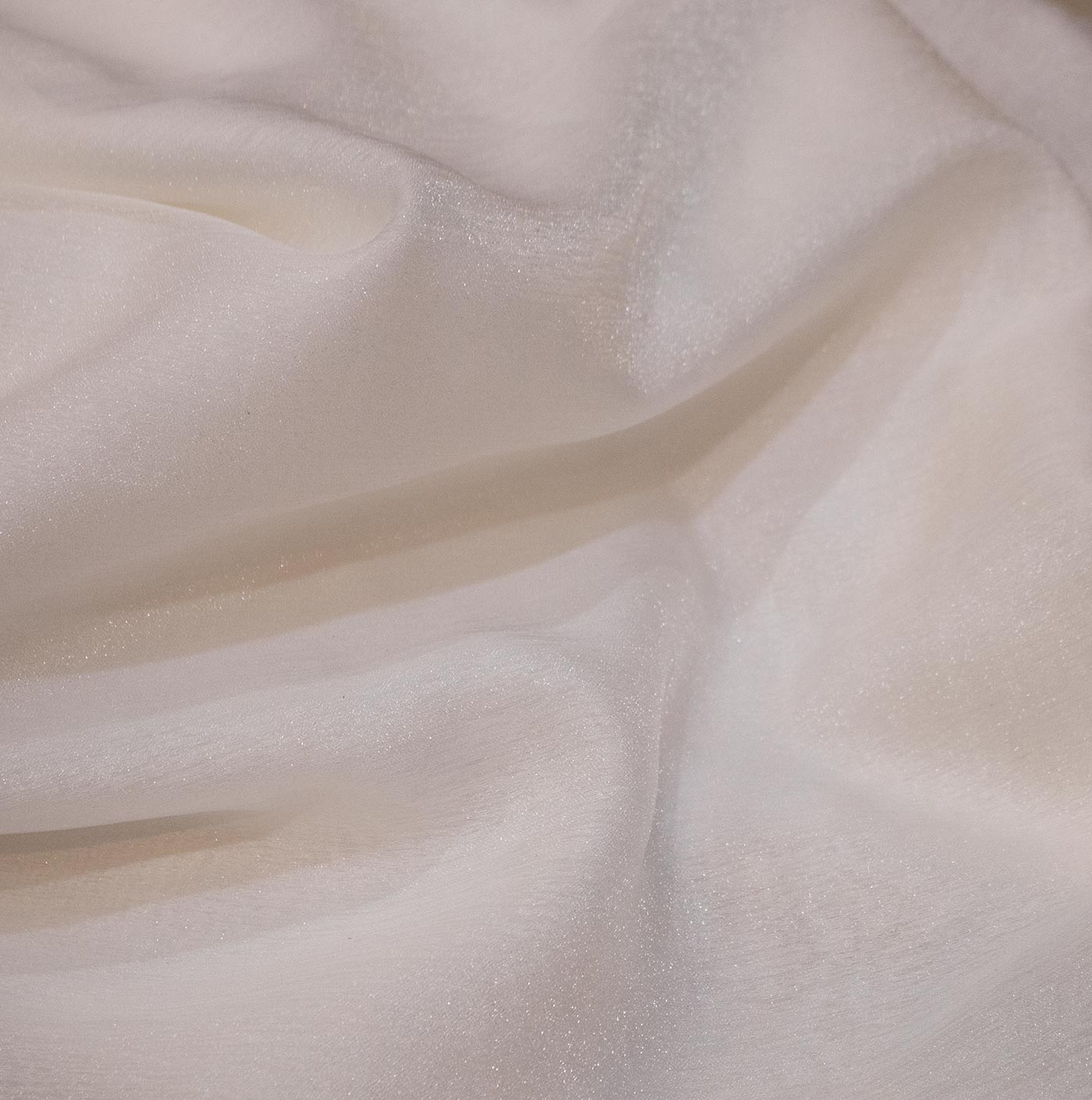 White Lame Organza Fabric