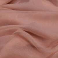 Peach Lame Organza Fabric