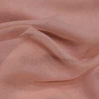 Peach Lame Organza Fabric