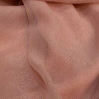 Peach Lame Organza Fabric