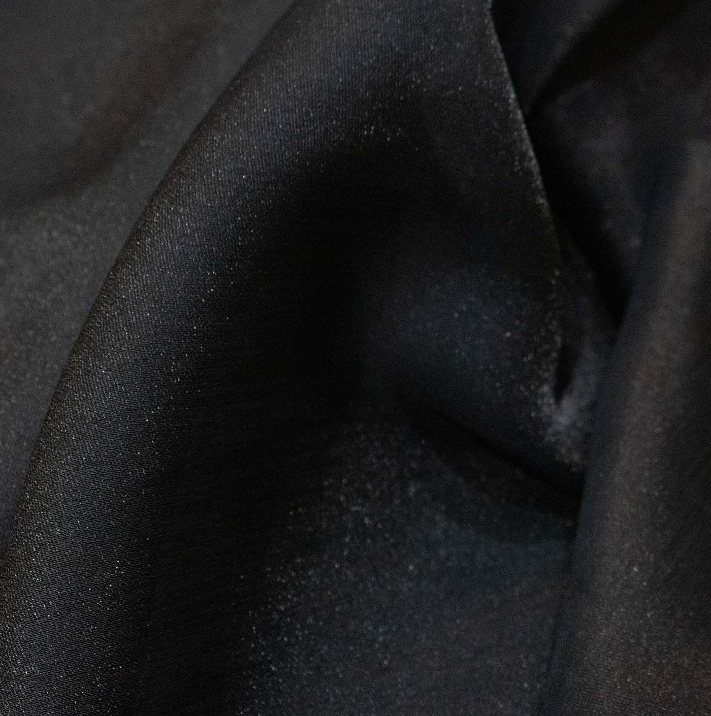 Black Lame Organza Fabric