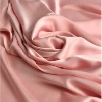 Salmon Pink Silk Fabric