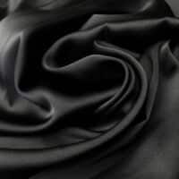 Black Silk Fabric