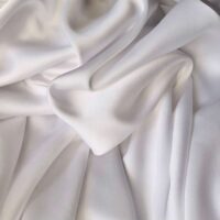 White Silk Fabric