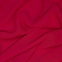 Red Plain Chiffon Fabric