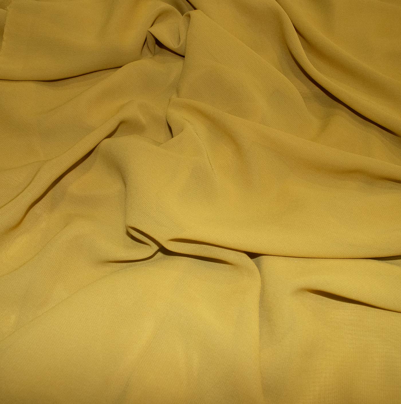 Canary Plain Chiffon Fabric