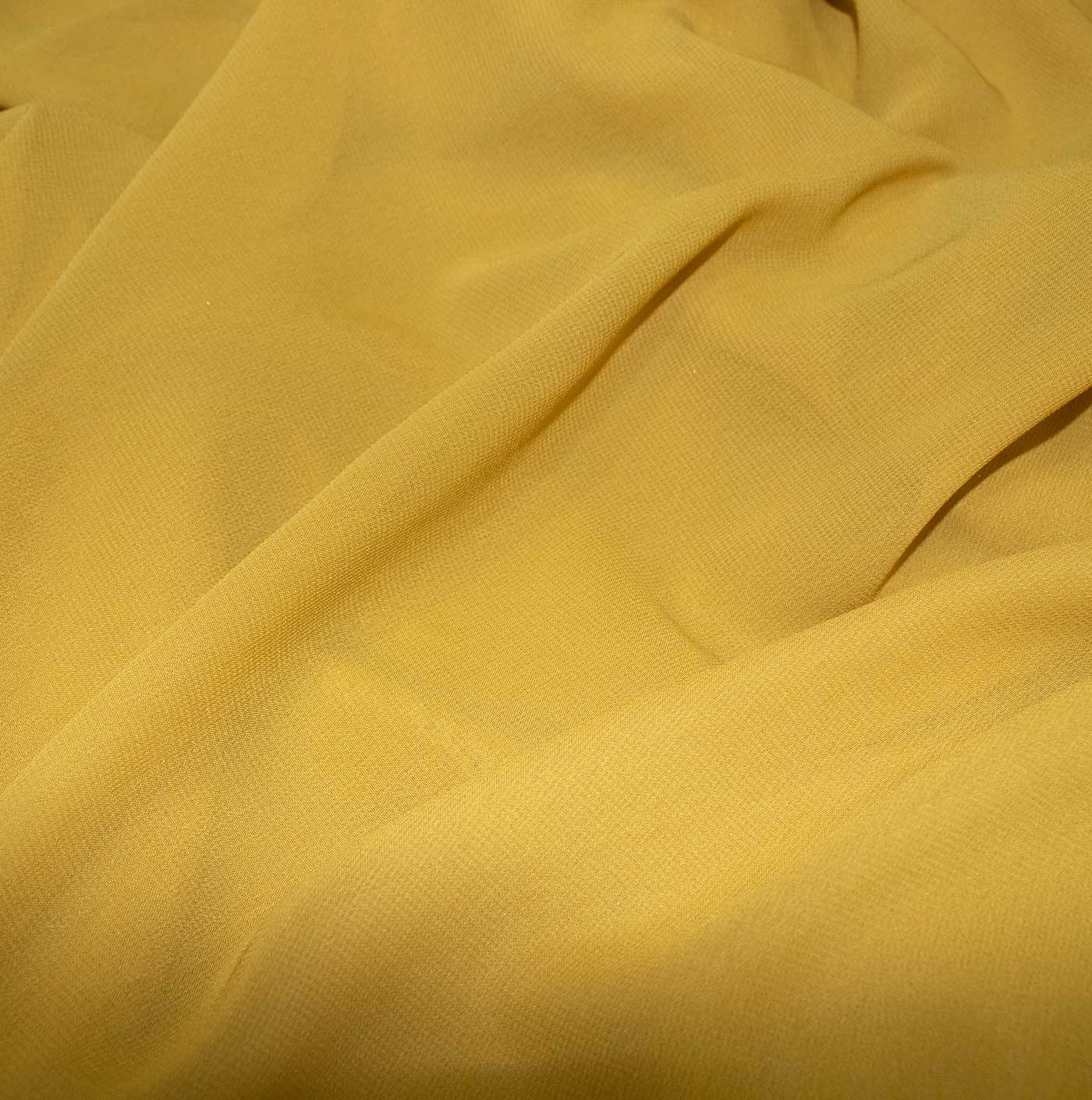 Canary Plain Chiffon Fabric