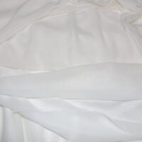 Ivory Plain Chiffon Fabric