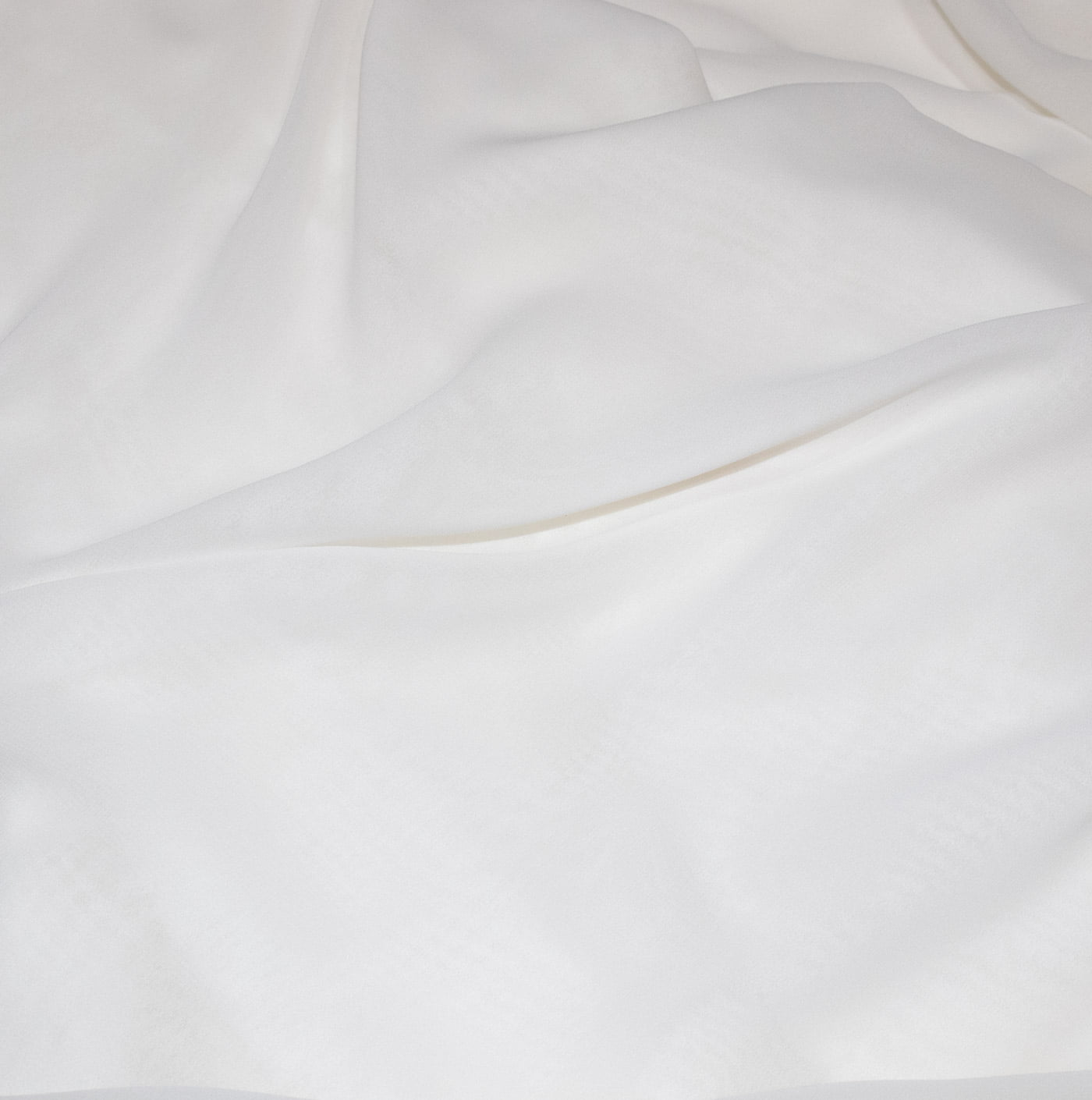 Ivory Plain Chiffon Fabric